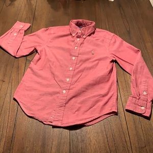 Ralph Lauren Multicolor Pony Red Oxford Shirt
